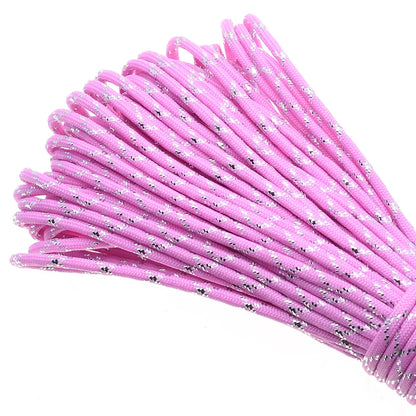 Gold & Silver 550 Paracord – Type III, 100ft, 19 Colors
