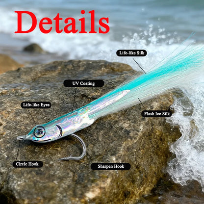 Realistic Minnow Baitfish Flies