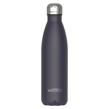 WATERSY 500ml Stainless Steel Water Bottle Insulated Vacuum Flask Double Wall Thermal Cup Keep Cold Hot Sports Kettle