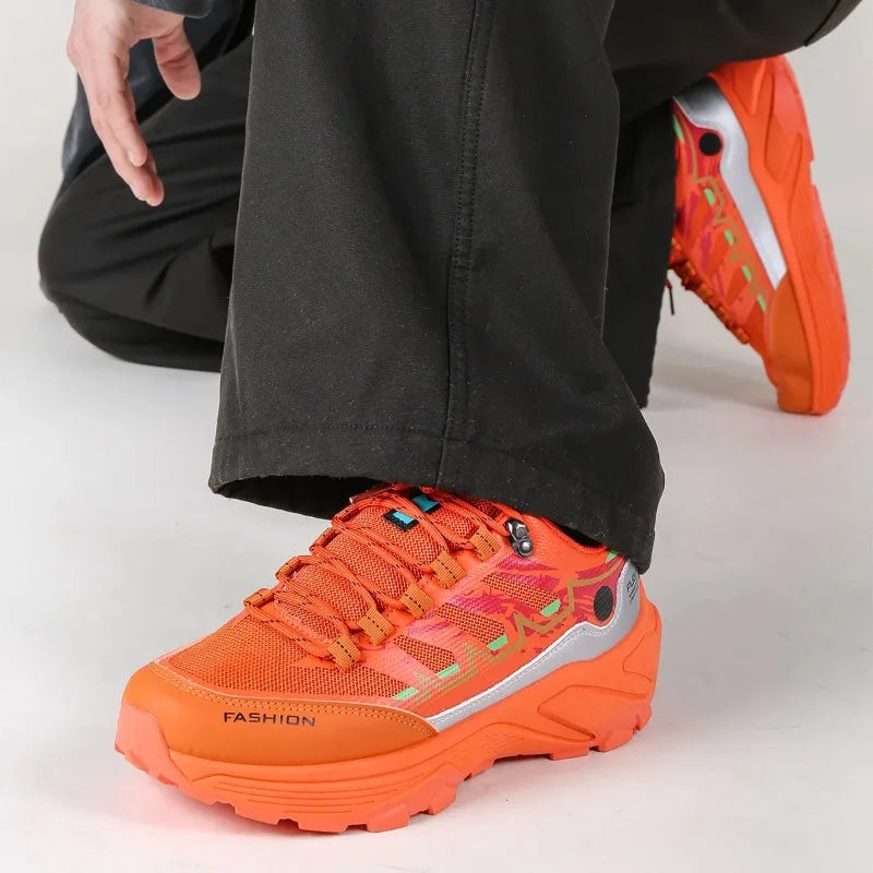 2025 Men’s Trail Running Shoes – Lightweight, Non-Slip, Breathable Outdoor Sneakers for Training & Walking