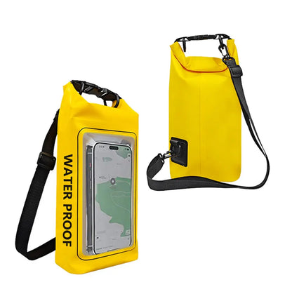 2L/5L PVC Swimming Waterproof Bag,Mobile Phone Waterproof Dry Bag for Trekking Drifting Rafting Surfing Boating Storage Bag