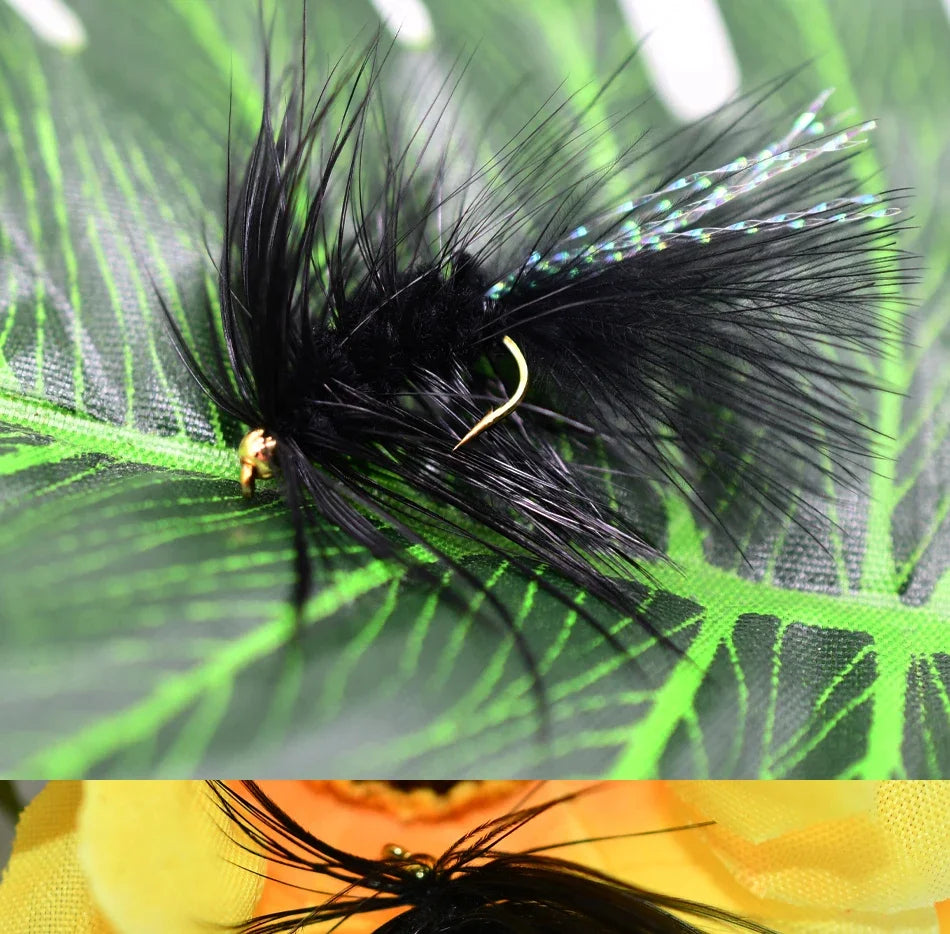 Topranc Beadhead Woolly Bugger Streamers (10 Pack)