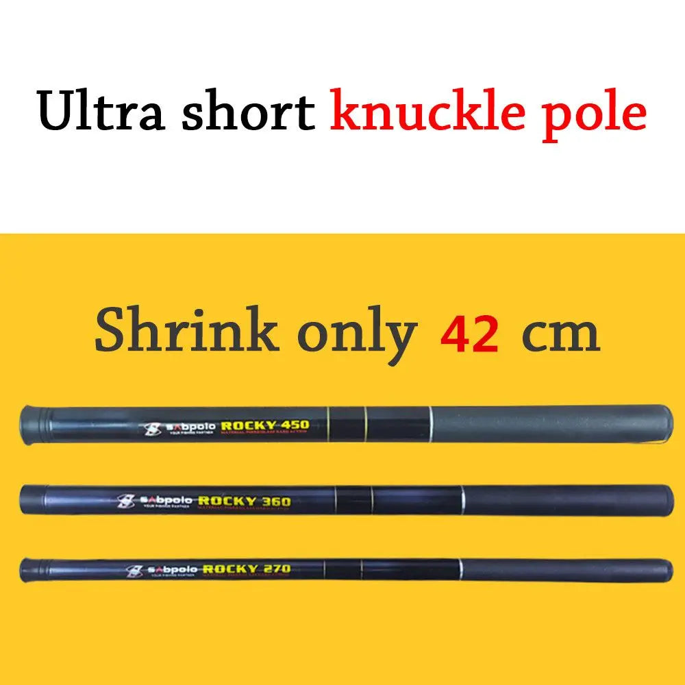 Telescopic Fishing Rod FRP Carp Feeder Ultralight Portable Hard Pole for Freshwater Stream Fishing Pole 2.1/2.4/2.7/3.6M