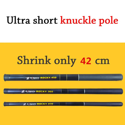 Telescopic Fishing Rod FRP Carp Feeder Ultralight Portable Hard Pole for Freshwater Stream Fishing Pole 2.1/2.4/2.7/3.6M