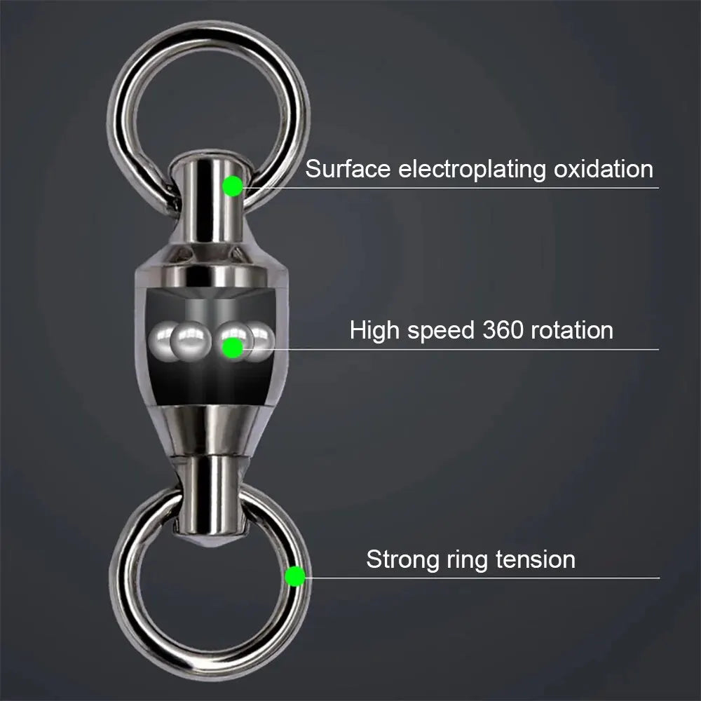 GOBAIT Ball Bearing Swivel Snap Kit (20 Pack)