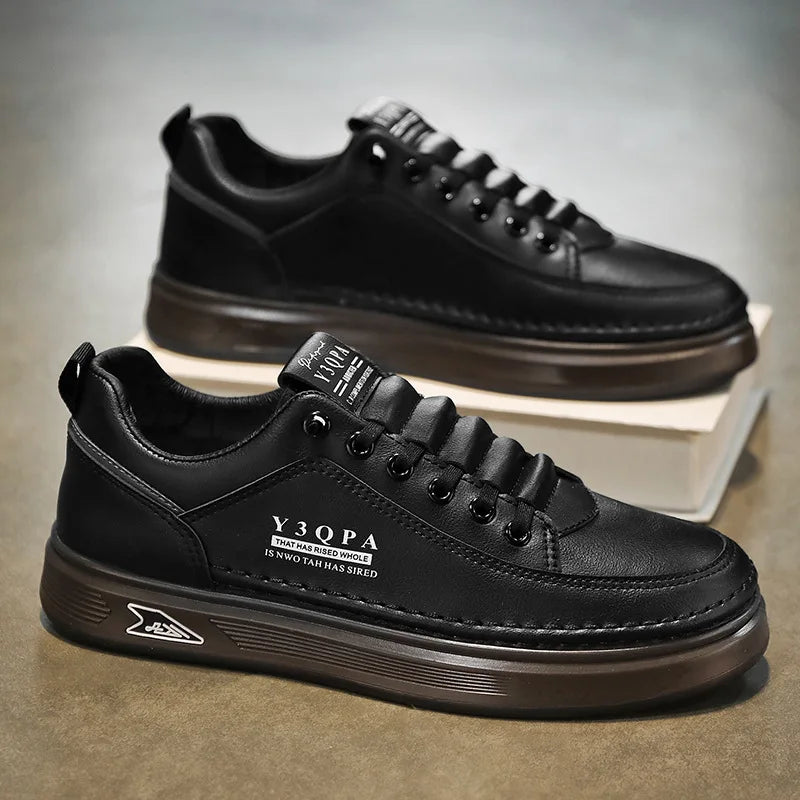 2025 Men’s Casual Sneakers – Breathable Outdoor Flat Shoes, Fashion Comfort Trainers
