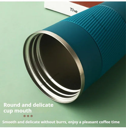 380/510ML Stainless Steel Car Thermal Cup Coffee Cup  for Outdoor Sports Cold and Heat Thermal Mug Tumbler Insulated Flask Water