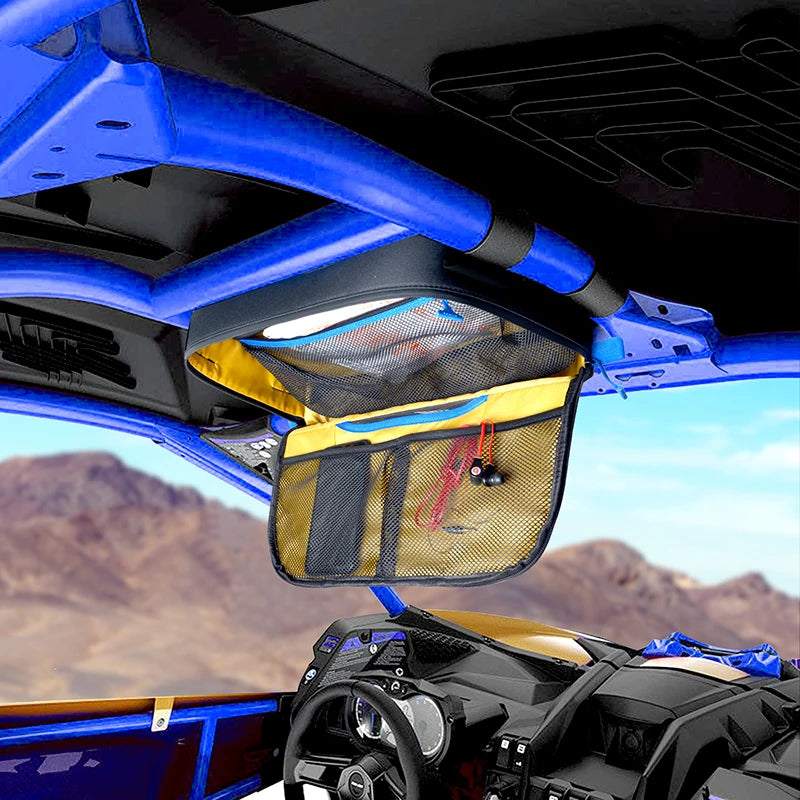 Maverick X3 Accessory 10 L Overhead Roof Tent Bag Over Head Roof Car Organizer for UTV Can Am Maverick X3 MAX