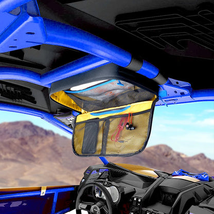 Maverick X3 Accessory 10 L Overhead Roof Tent Bag Over Head Roof Car Organizer for UTV Can Am Maverick X3 MAX