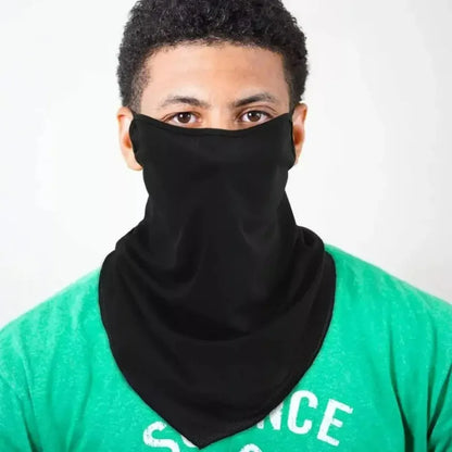 Breathable Scarf Half Face Mask Summer Quick-drying  Hanging Ear Sun Protection Bandana Neckerchief Headwear