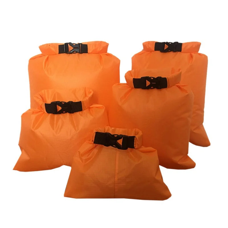 HOMEFISH 5pcs Waterproof Dry Bag For Camping Drifting Hiking Swimming Rafting Kayaking River Trekking Bags