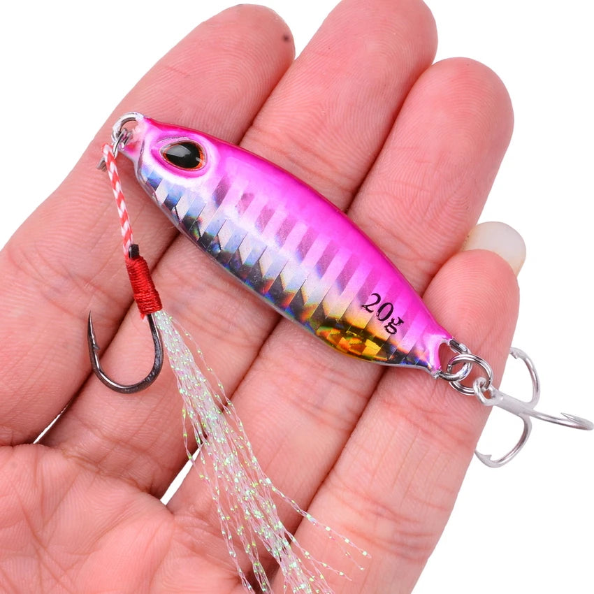 Metal Jigging Spoon Lures (10-40g)
