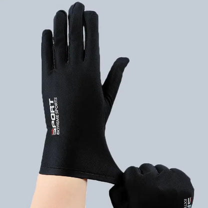 Ice Silk Sun Protection Fishing Gloves