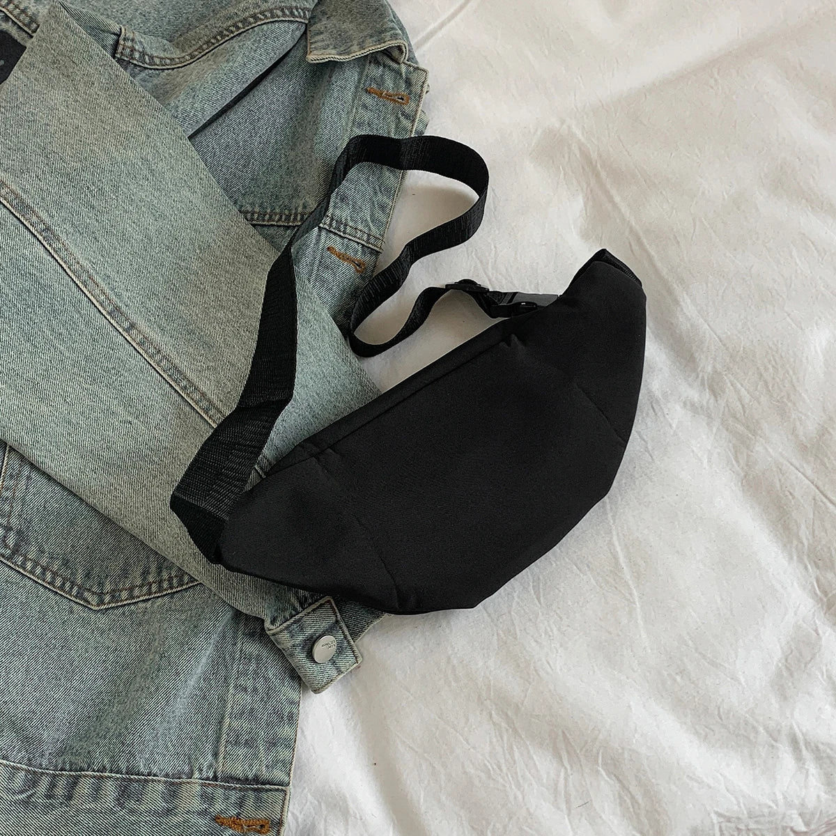Fanny Pack Women Men Waist Bag Sports Traveling Workout Casual Crossbody Bags Holder Sling Bag Chest Bag