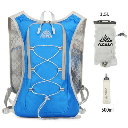 8L Running Hydration Vest Backpack Men Women Outdoor Sport Bags Trail Marathon Jogging Hiking Backpack Option Water Bag Flask