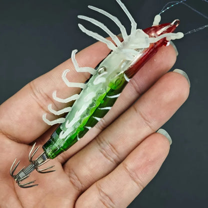 Ackibbik Glow Shrimp Lures (5 Pack)