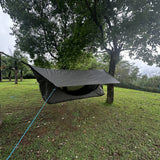 Lightweight Camping Hammock Tent with Mosquito Net Canopy Backpacking Travel Bed Includes Trees Perfect for Hiking Outdoor Use