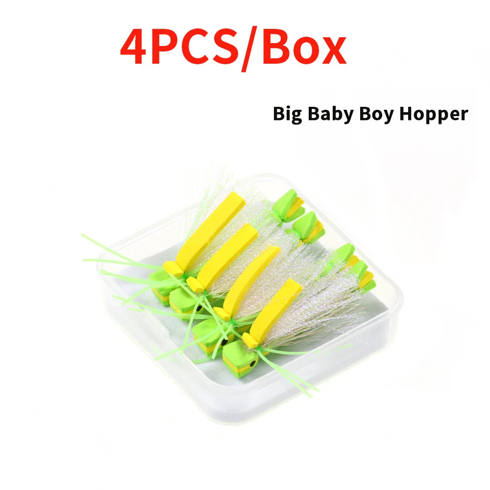 Bimoo Madam Spider Foam Hopper Flies (4 Pack)