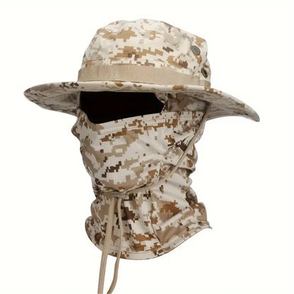Camo Boonie Hat with Balaclava