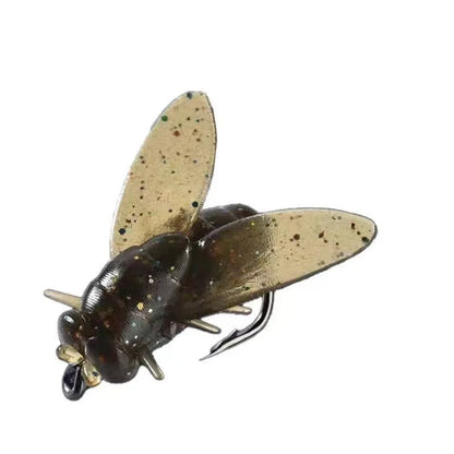 Soft Rubber Insect Flies Set (10 Pack)