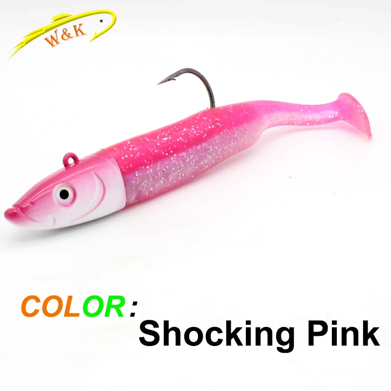 Inshore Paddle Tail Soft Lure and Jig Head Kit