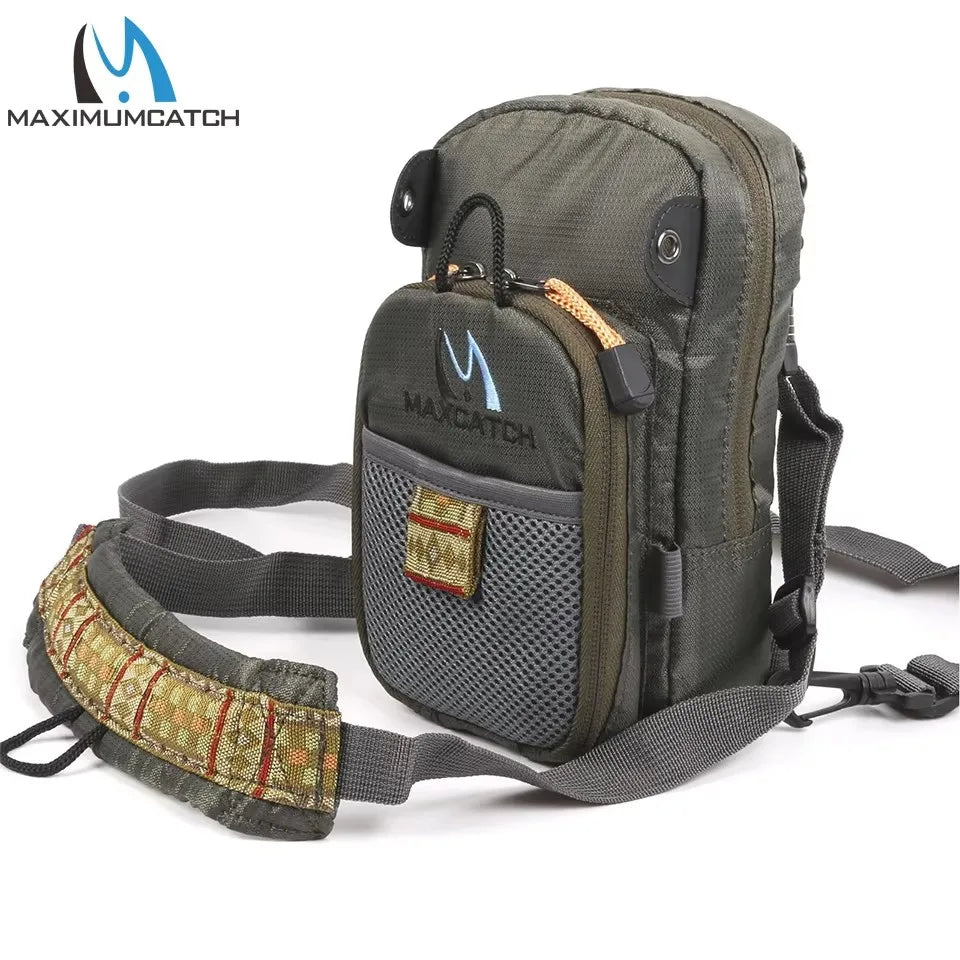 MAXCATCH Canvas Fly Fishing Chest Pack
