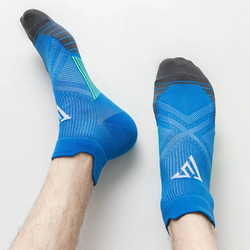 Sports Socks For Men Women Breathable Running Fitness Compression Socks Professional Marathon Quick Dry Socks Elastic Footwear