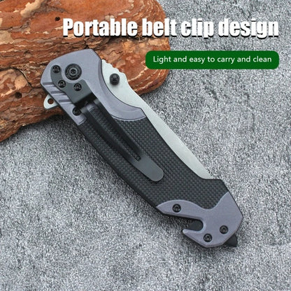 Multi Functional Sharp and Convenient Folding Knife Pocket Knife, Suitable for Wilderness Survival, Camping, Fishing, Hunting