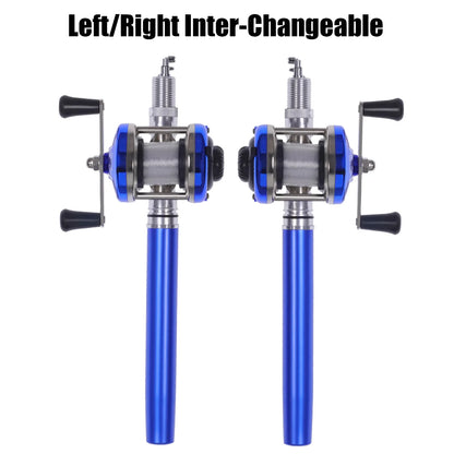 Telescopic Pen Ice Fishing Rod and Reel Combo
