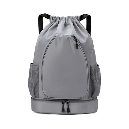 Custom logo outdoor Drawstring Sports Backpack Large Capacity badmintonta bag personality customization waterproof Nylon backpac