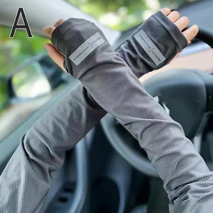 Summer Ice Silk Sunscreen Mask For Men Women Outdoor Cycling Face Cover Solid Color Neck Wrap UV Protection Ear Bandana Scarf