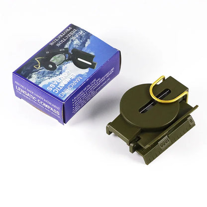 Waterproof Flip Cover Multi Functional Geological Navigation Compass for Outdoor Hiking Climbing Cross Country Exploration
