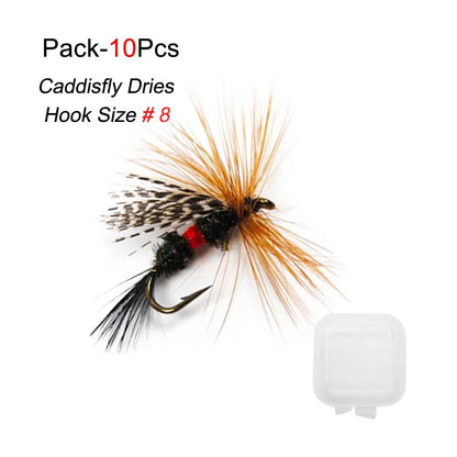 Assorted Dry and Wet Flies (10 Pack)