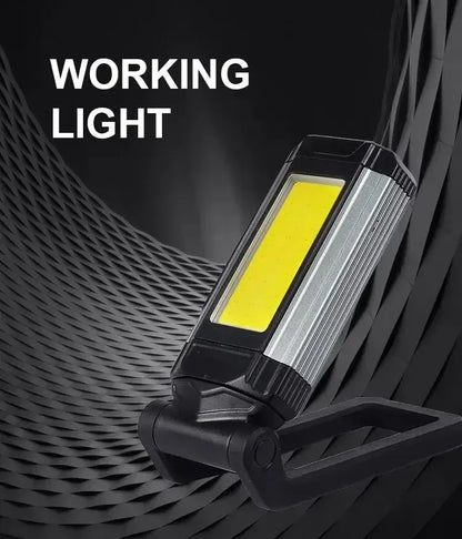 1/2/4PCS Magnetic COB Work Light USB Rechargeable LED Flashlight Portable Lantern Camping Light Type-C Power Bank Function Lamp