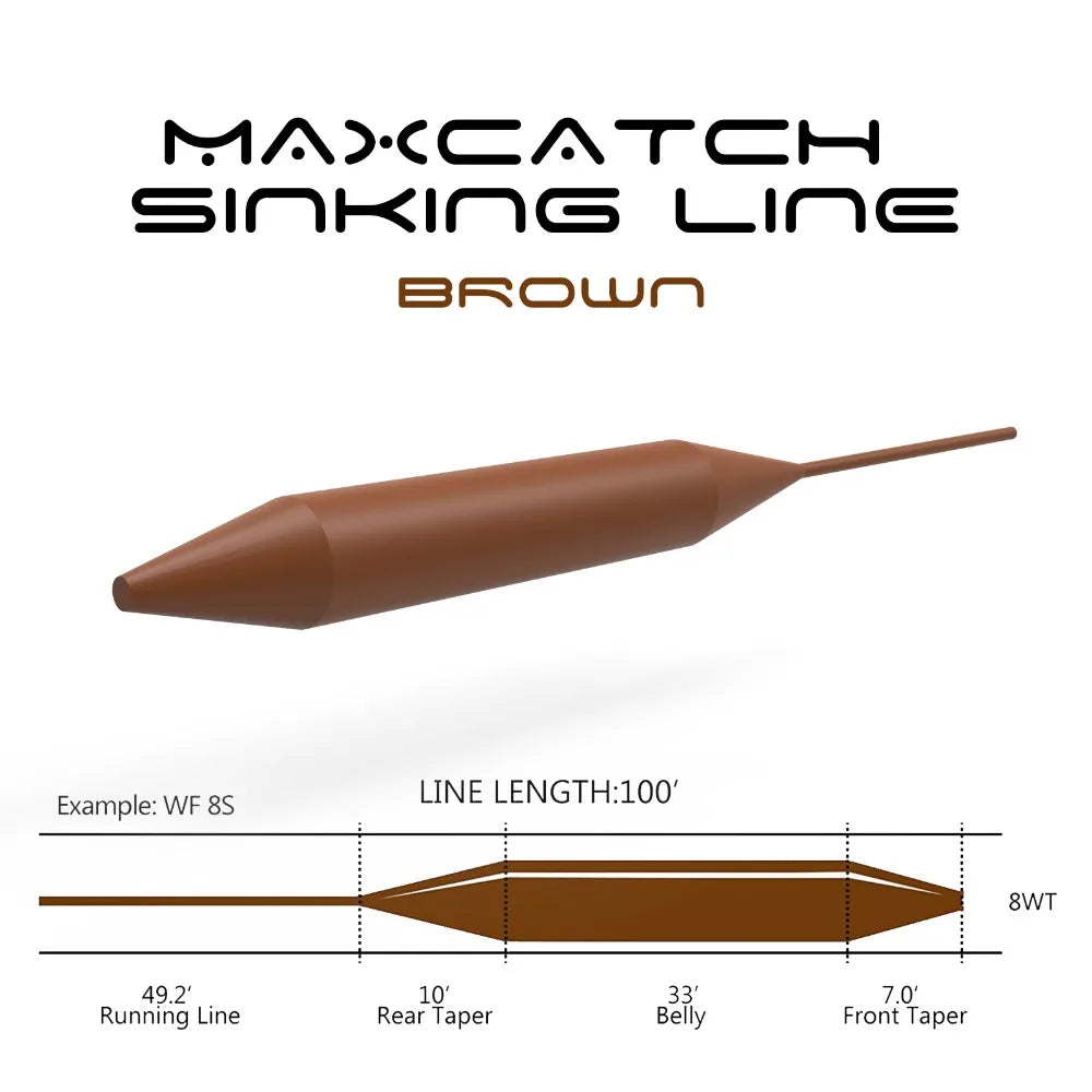 Maximumcatch WF Sinking Fly Line 4-9wt