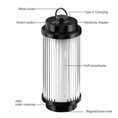 3000mAh 38-KT 38 Light 38 Explore USB Rechargeable Camping Lanterns Outdoor Tent lamp Powerful Mini LED Flashlights Camp Light