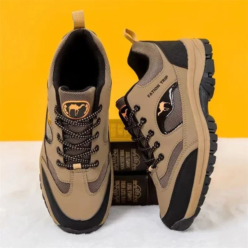 Outdoor Men’s Hiking Shoes – Non-Slip Lightweight Sneakers for Walking & Casual Wear