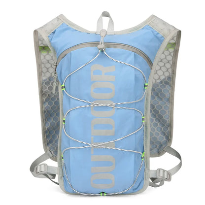 HOMEFISH 1PCS Running Hydration Vest Backpack,Lightweight Water Backpack,Hydration Backpack Running Vest for Hiking Biking