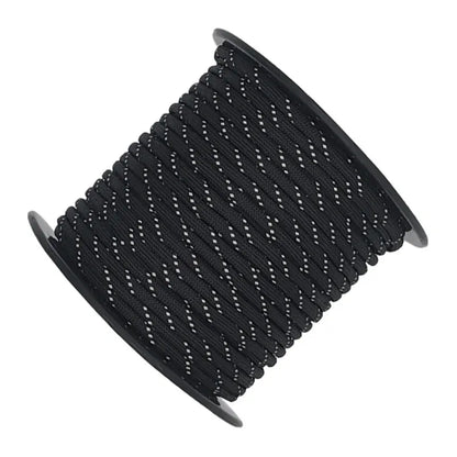 50/100m Multifunctional 7 Core Reflective 550 Paracord Rope 4 mm Camping Survival EDC Outdoor Parachute Cord Lanyard Rescue Rope