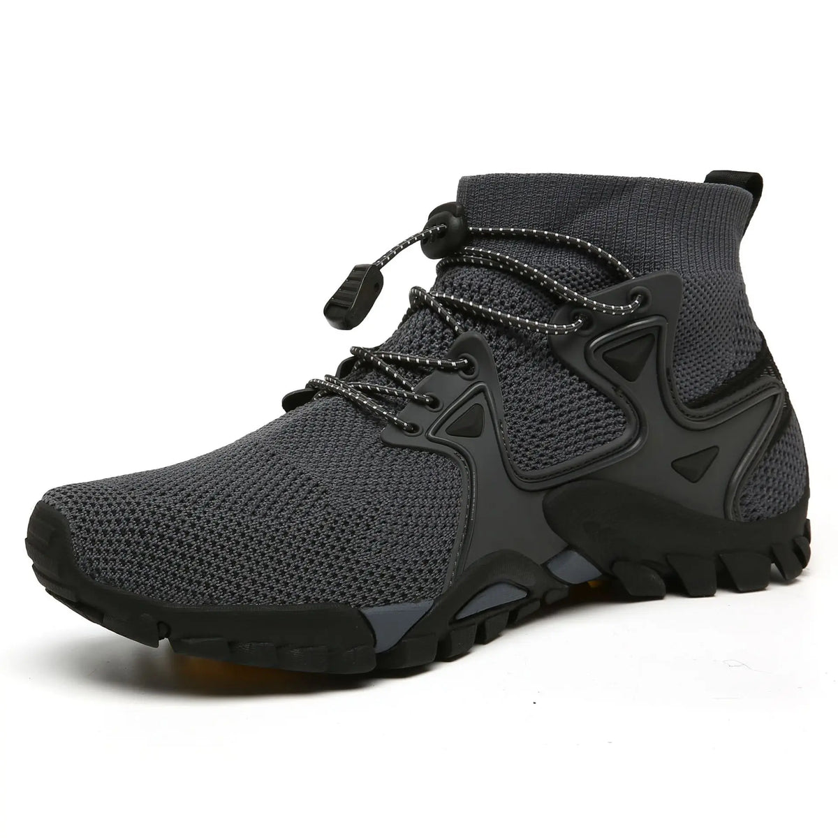 Men’s High-Top Hiking Boots – Breathable Mesh Outdoor Sneakers for Walking, Mountaineering & Travel (Lightweight Comfort, 2025)