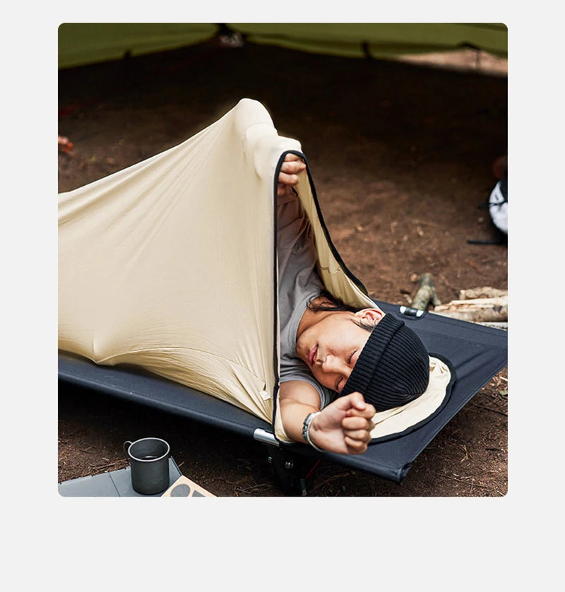 Naturehike 2023 Sleeping Bag Liner Ultralight High Elastic Mummy Quilt Winter Wearable Portable Camping Pocket Sleeping Bags