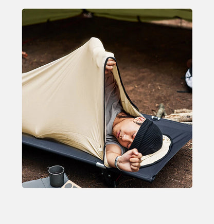 Naturehike 2023 Sleeping Bag Liner Ultralight High Elastic Mummy Quilt Winter Wearable Portable Camping Pocket Sleeping Bags