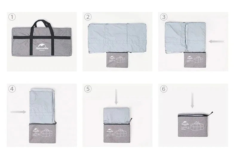 Naturehike Storage Bags 45L 100L Large Capacity Folding Durable Bags Travel Bag for Family Camping Outdoor Activities