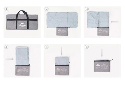 Naturehike Storage Bags 45L 100L Large Capacity Folding Durable Bags Travel Bag for Family Camping Outdoor Activities