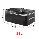 Riding Bike Rear Seat Bag Bicycle Luggage Carrier Rack Cycling Mountain MTB Bike Waterproof Travel Tail Bags Storage Accesories