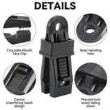 1PC Tent Canopy Clip Tarpaulin Holder Fixed Clips Outdoor Camping Tent Hook Wind Rope Clamp Awning Climbing Hiking Accessories