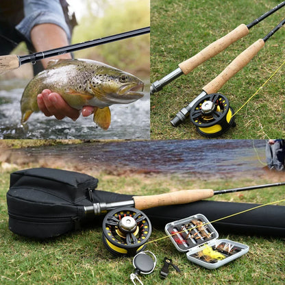 Goture Fly Fishing Rod & Reel Combo, 9ft Complete Kit