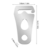 Adjustable Camping Tent Cord Rope Buckle Stainless Steel Rope Tensioner Fastener Kit Outdoor Camping Tents Securing Accessories