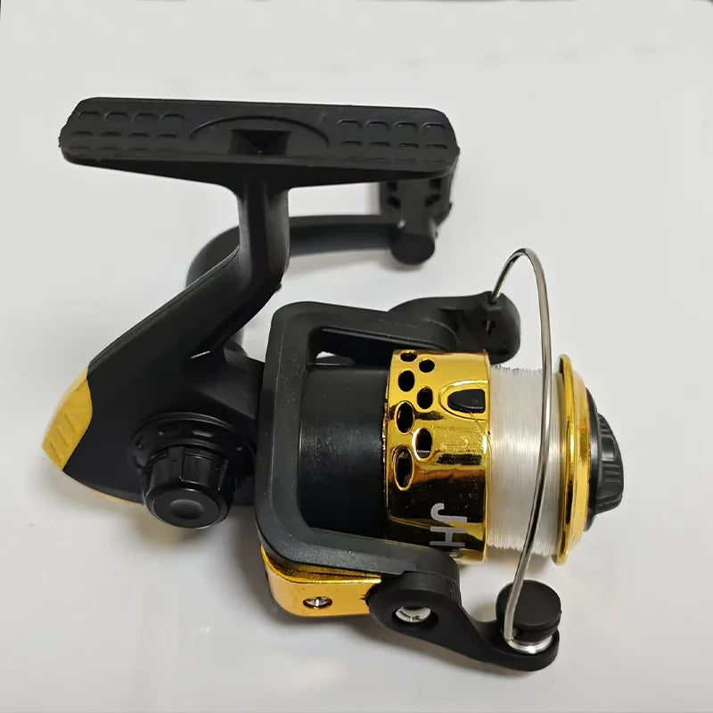 5.2:1 Ultralight Folding Fishing Reel Spinning Reel With 60m Large Fishing Line Diameter Line Roller Casting Wheel Vessel Bait