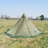 4-6 People Tipi Hot Tent with Stove Jack 400PRO Camping Pyramid Teepee Tent for Camping Backpacking Hiking